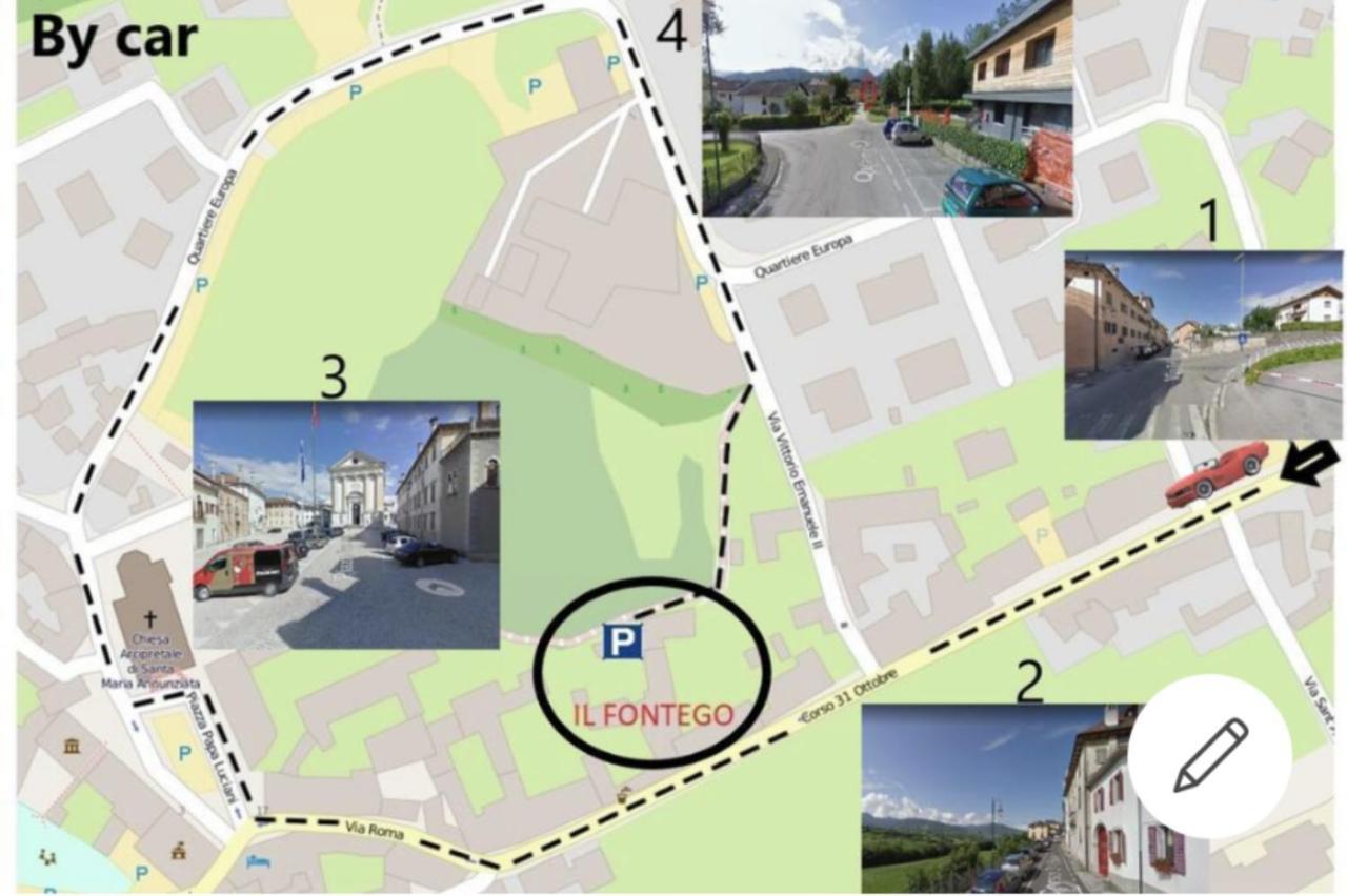 Il Fontego Bed & Breakfast Mel Exterior photo